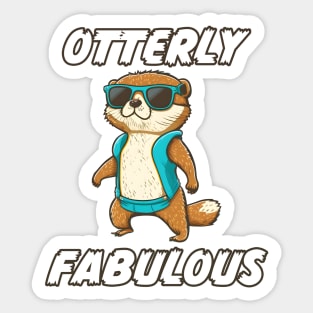 Otterly Fabulous | Party Otter Sticker